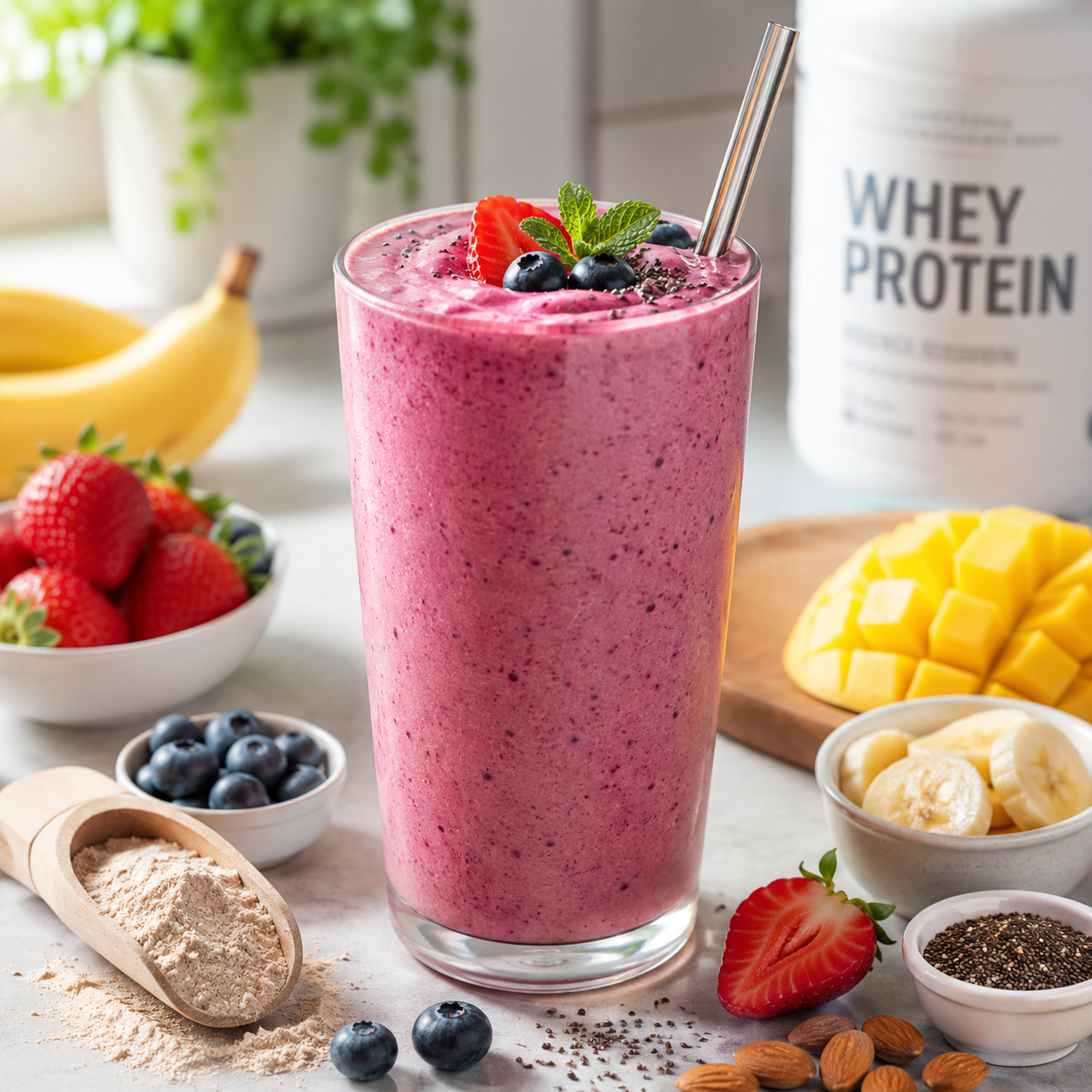 protein berry smoothie